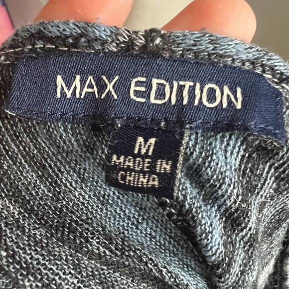 Vintage Striped Asymmetrical Top Fairy Grunge Y2K 2000s Gothic Grunge Medium - Picture 4 of 7